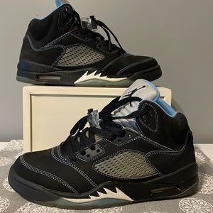 Jordan retro 5 2006 black university blue